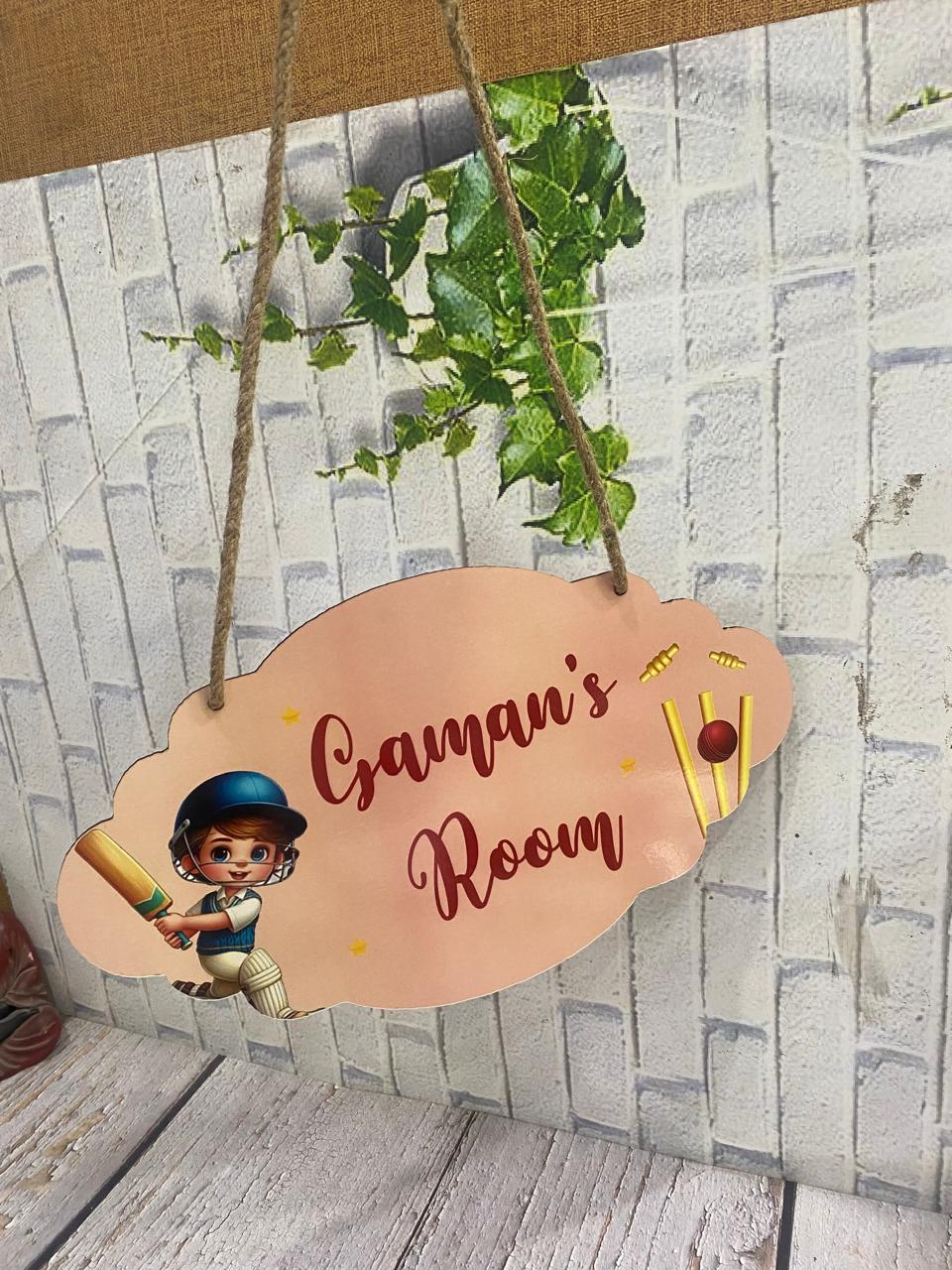 Personalised Kids Door Plate