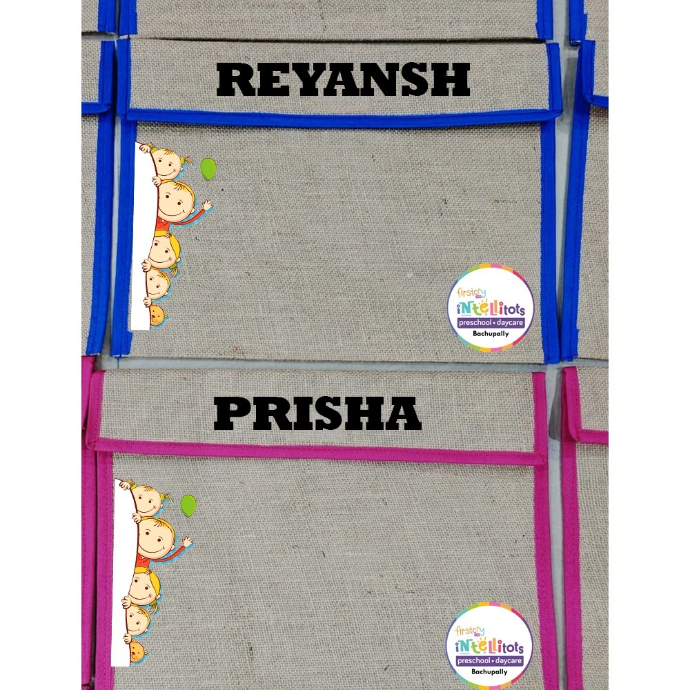 Personalized Kids Jute Folders!