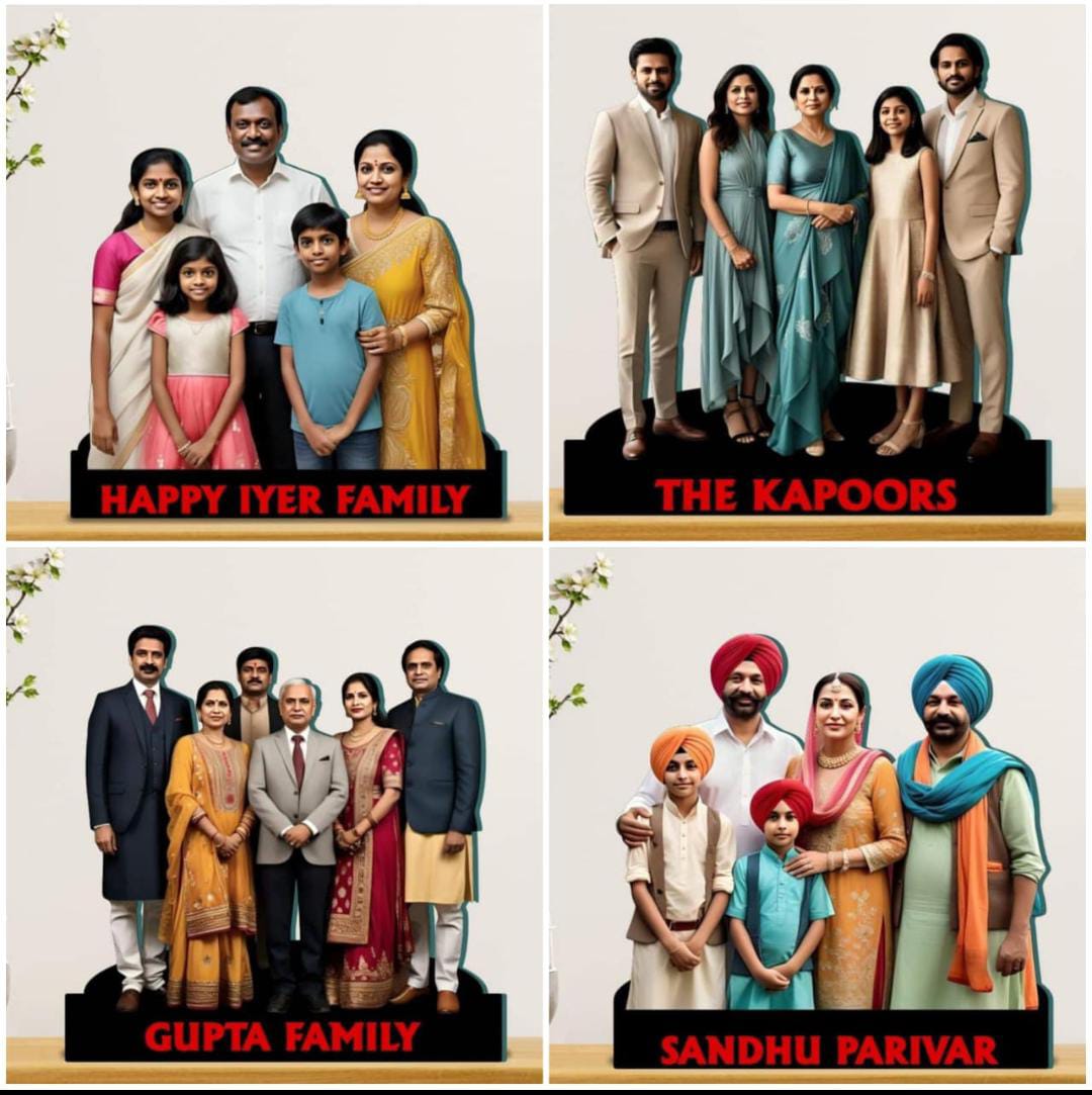 Family Cutout Standy  Model