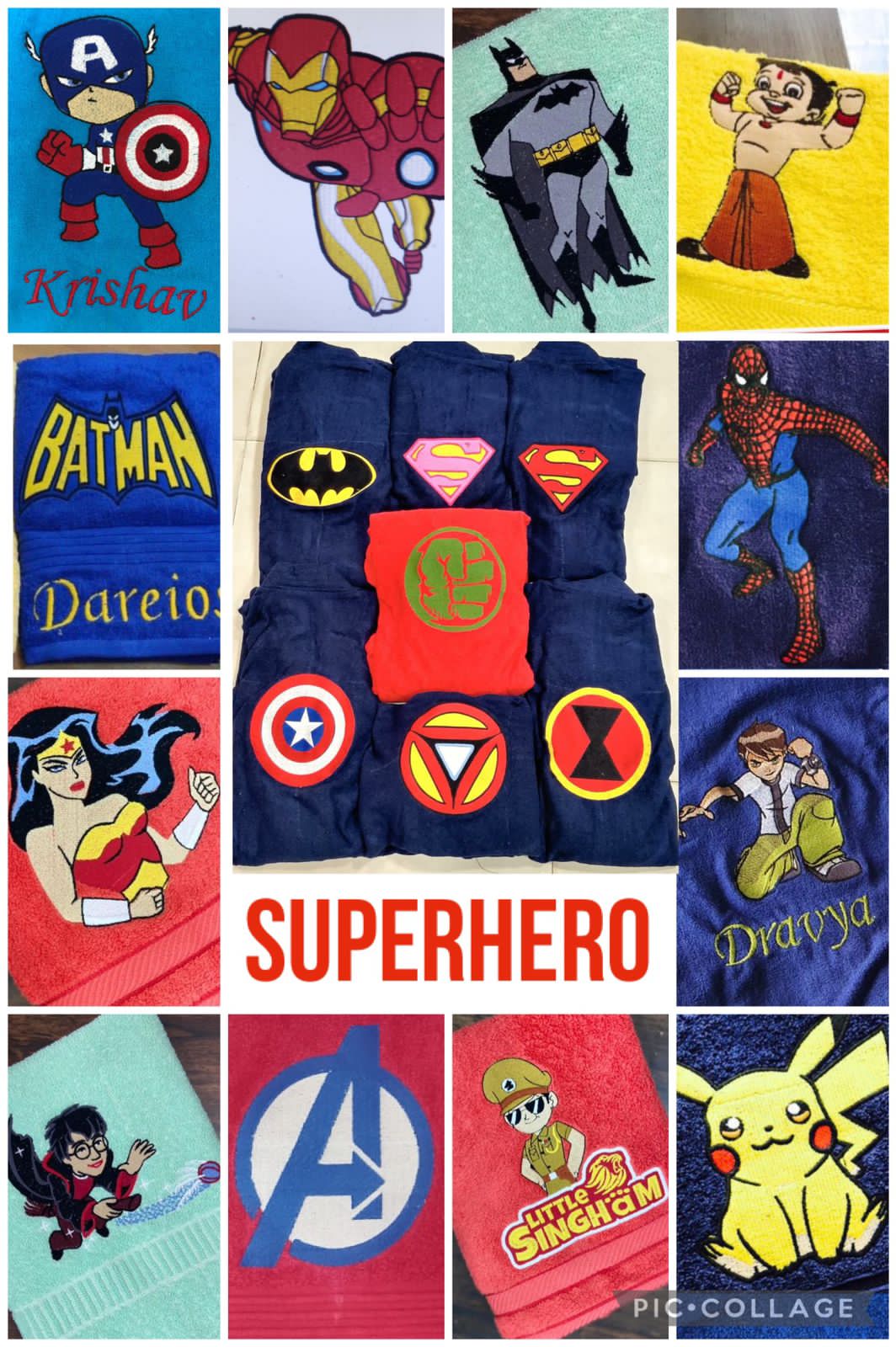 Personalised bath set for kids