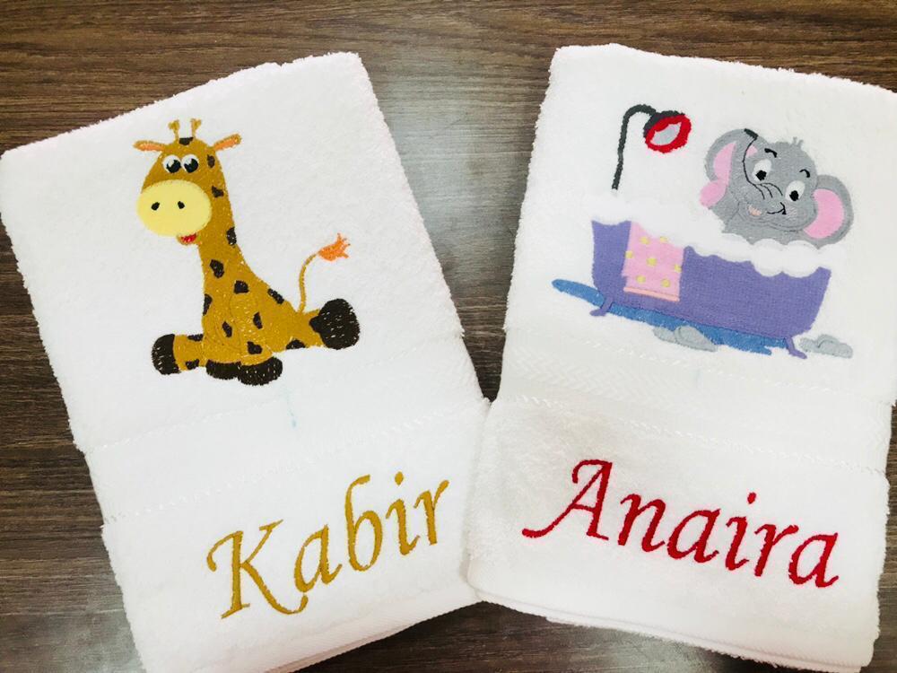 Personalised bath set for kids