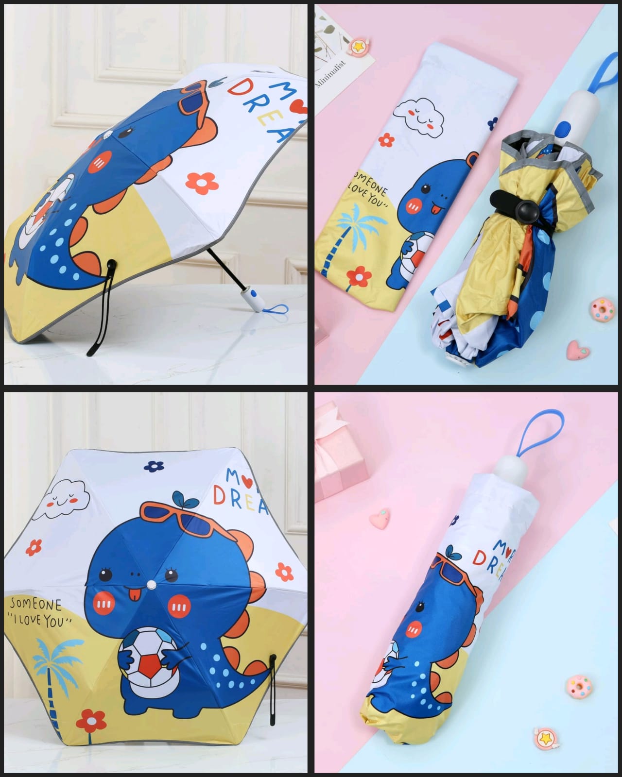 Panda folding Umbrella