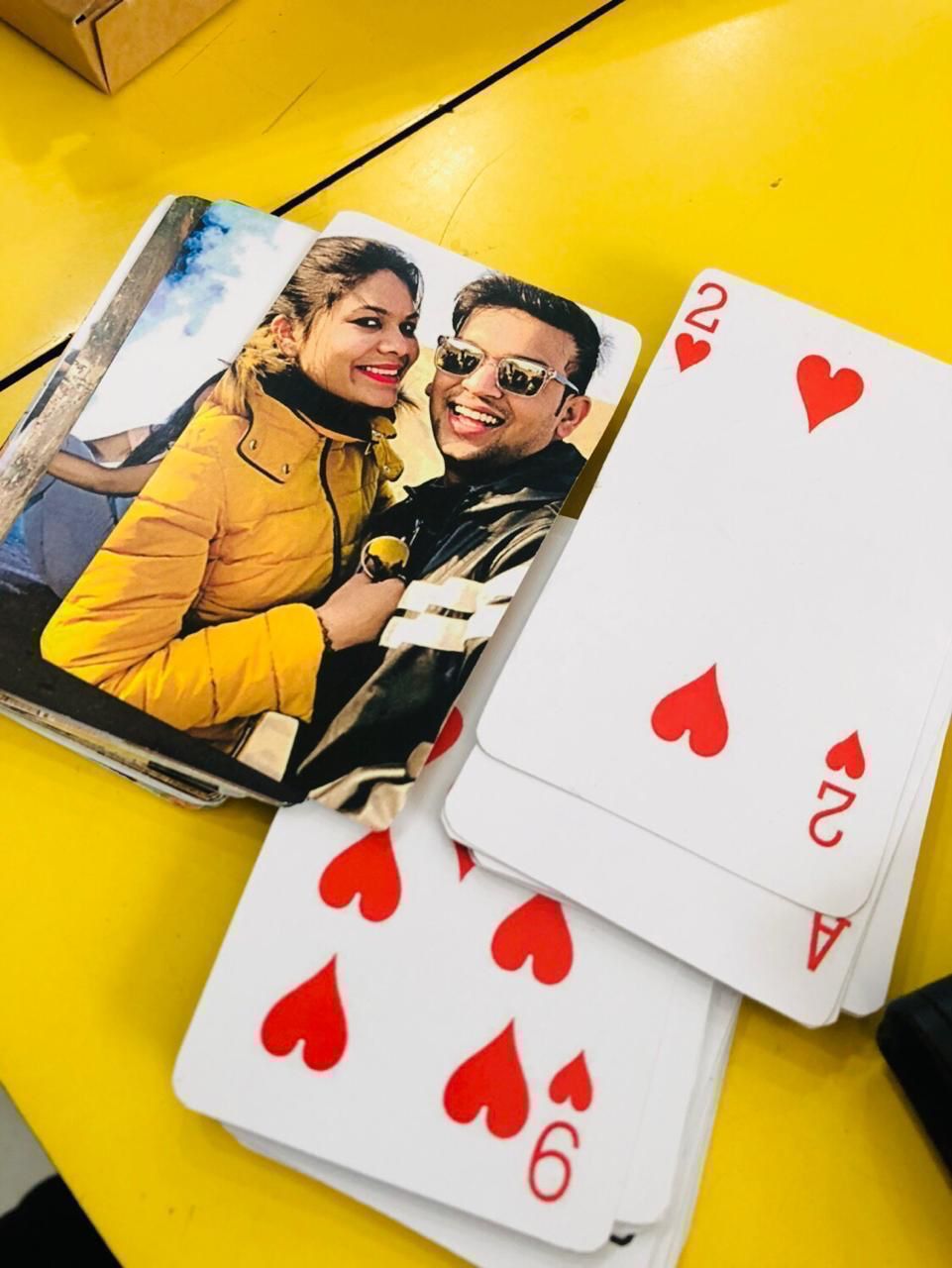 Personamised playing cards