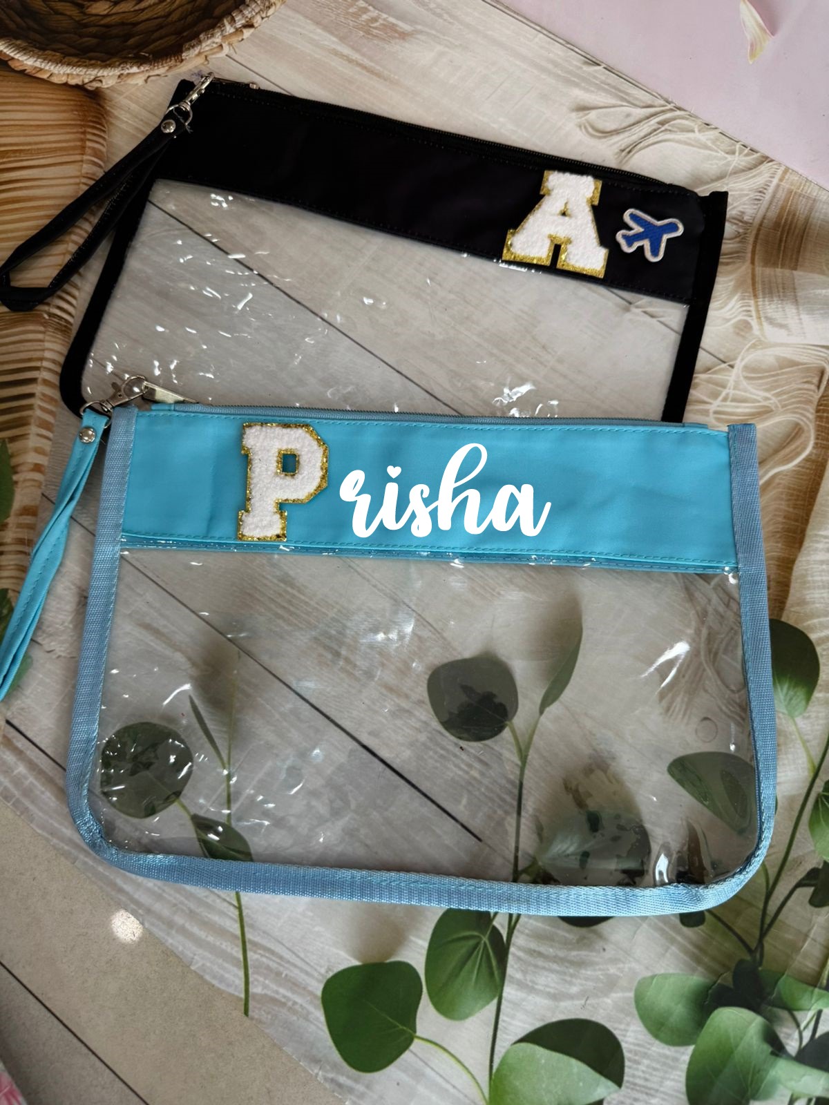 Fancy transparent pouch