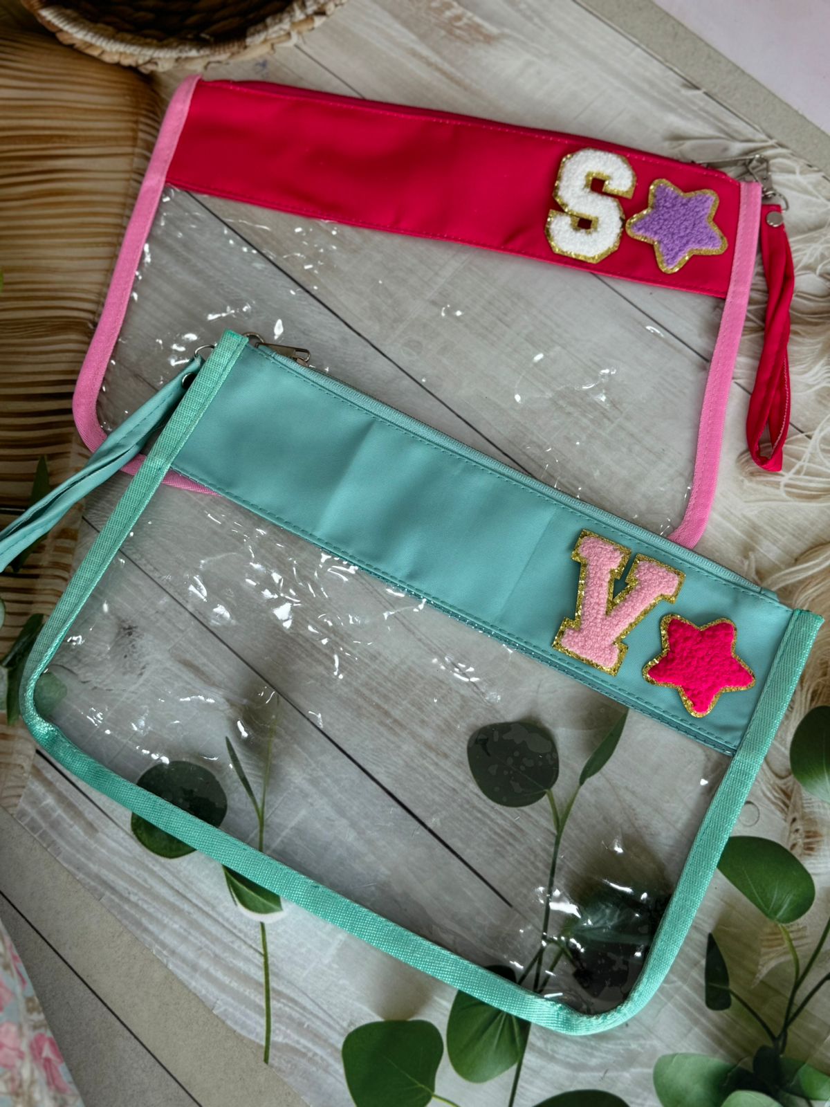 Fancy transparent pouch