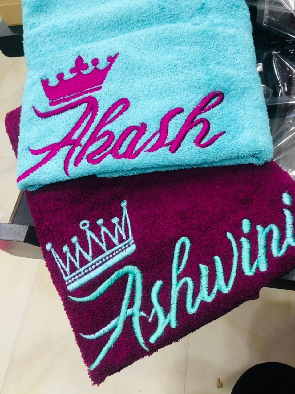 Personalised towels
