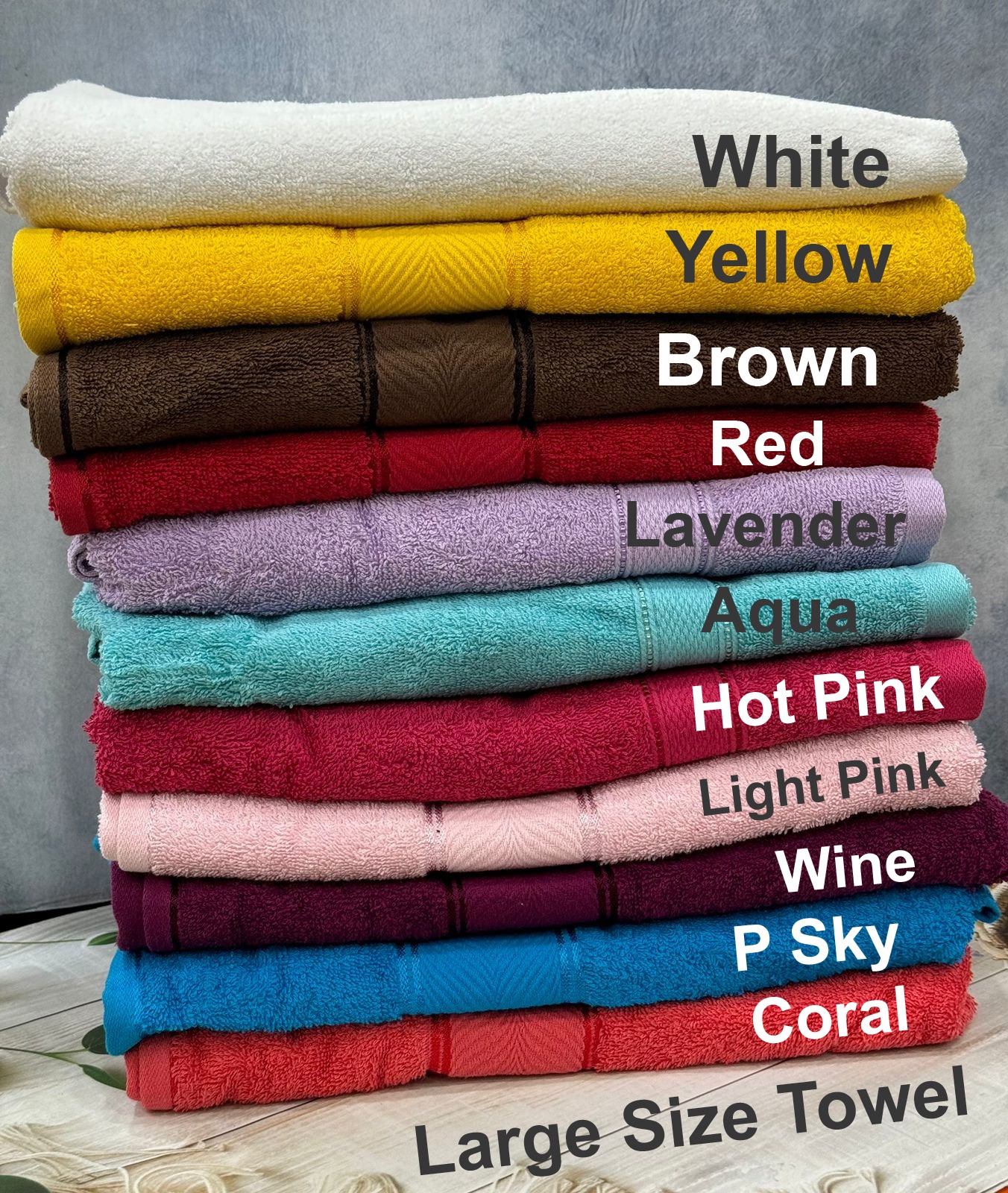 Personalised towels