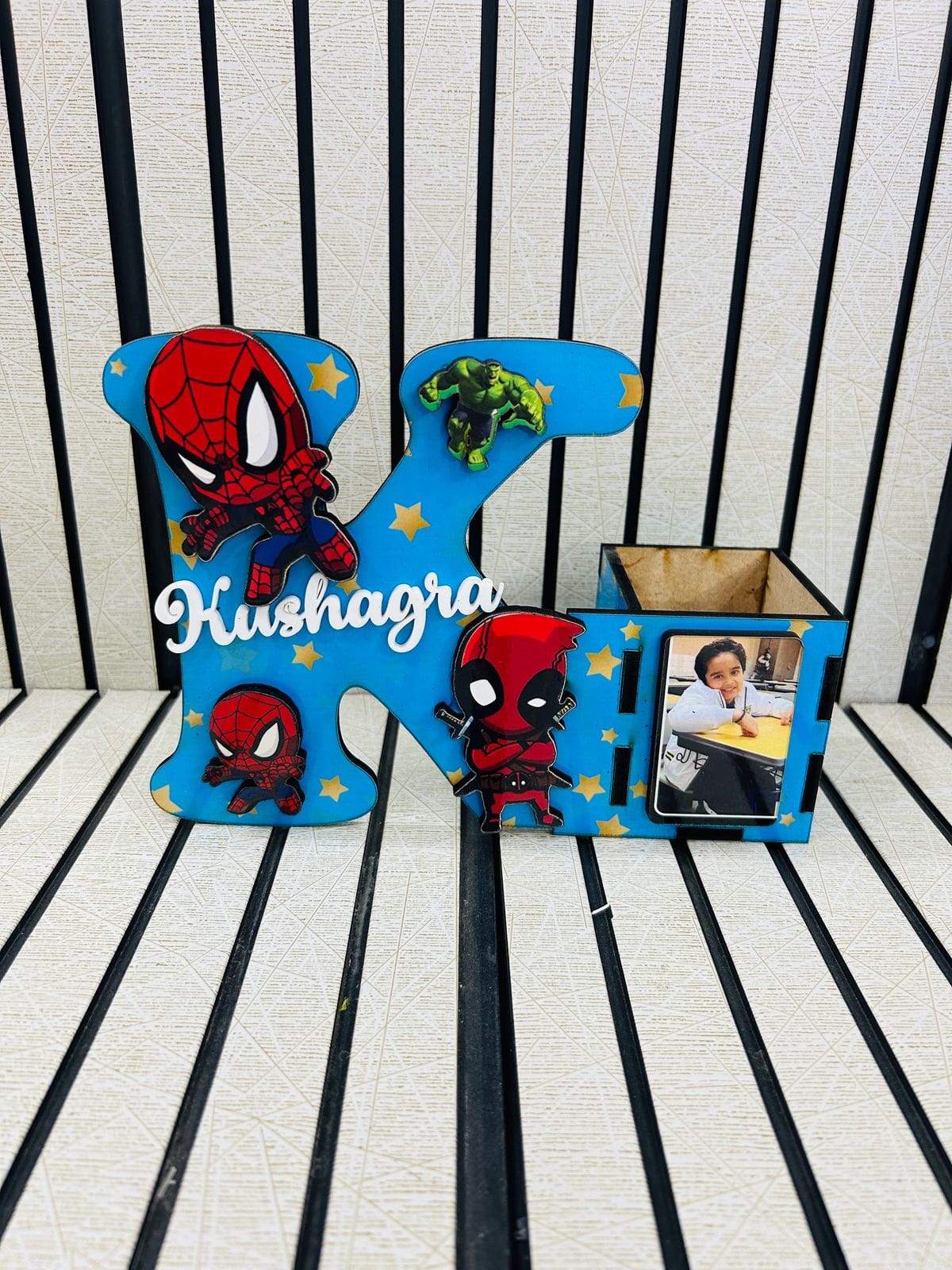 ALPHABET PEN ORGANIZER