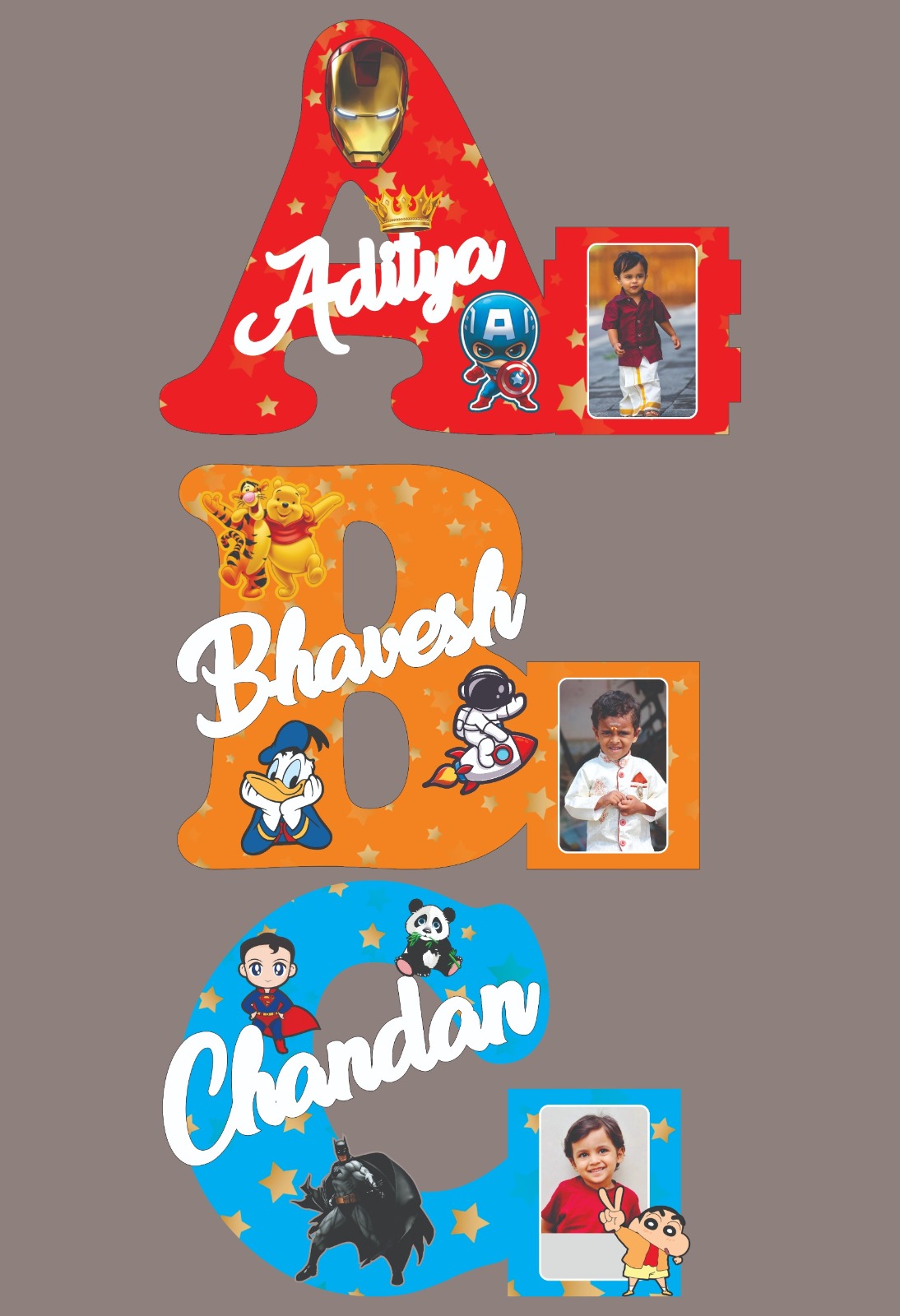 ALPHABET PEN ORGANIZER