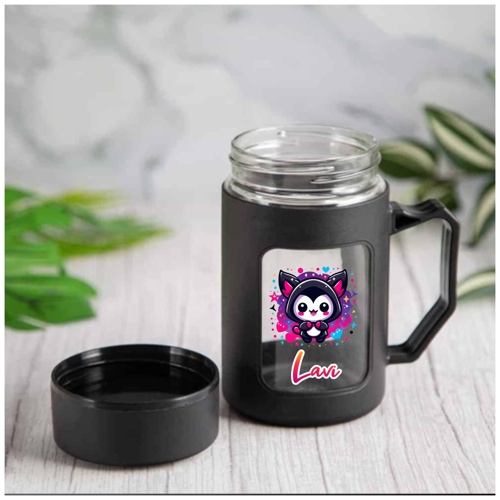 Personalized Glass Tumbler for Travel