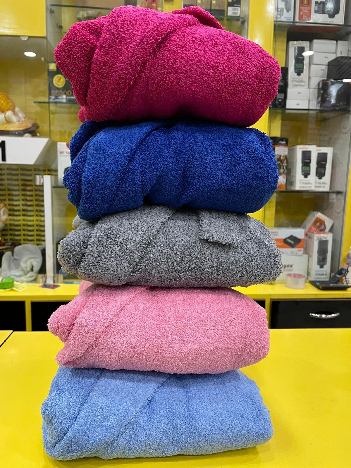 Personalised bathrobes With patch n embroidered names