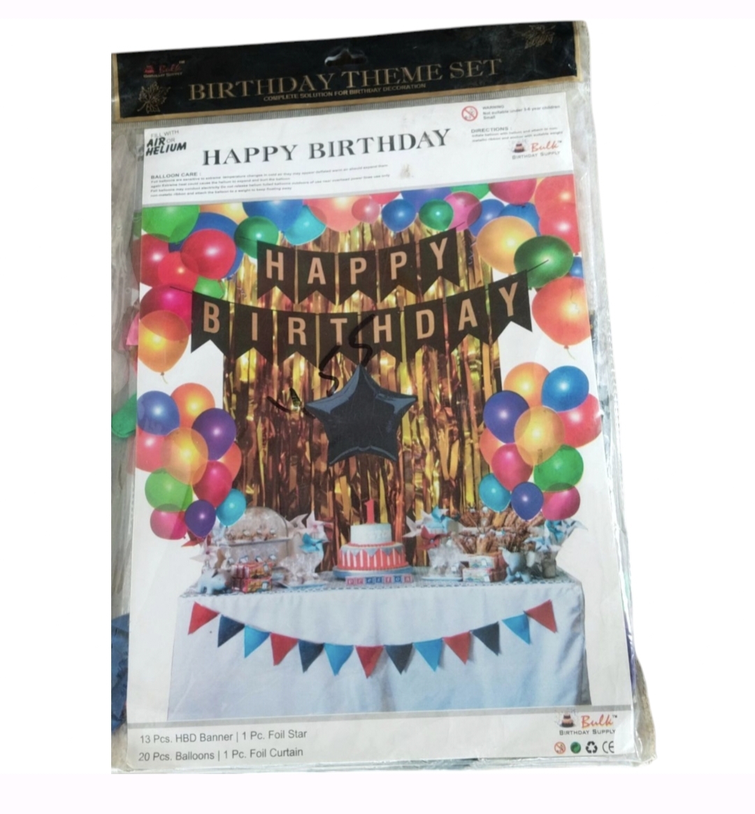 Happy Birthday Theme Set – Complete Decoration Kit