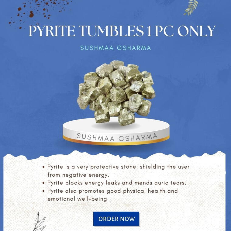 🪙 Pyrite Tumble Stone