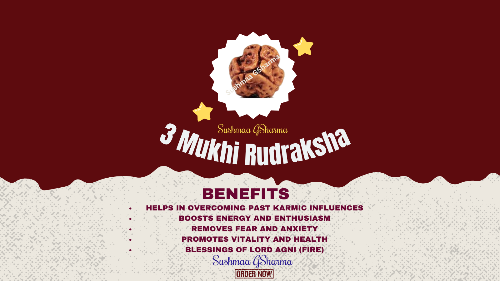 3 Mukhi Rudraksha