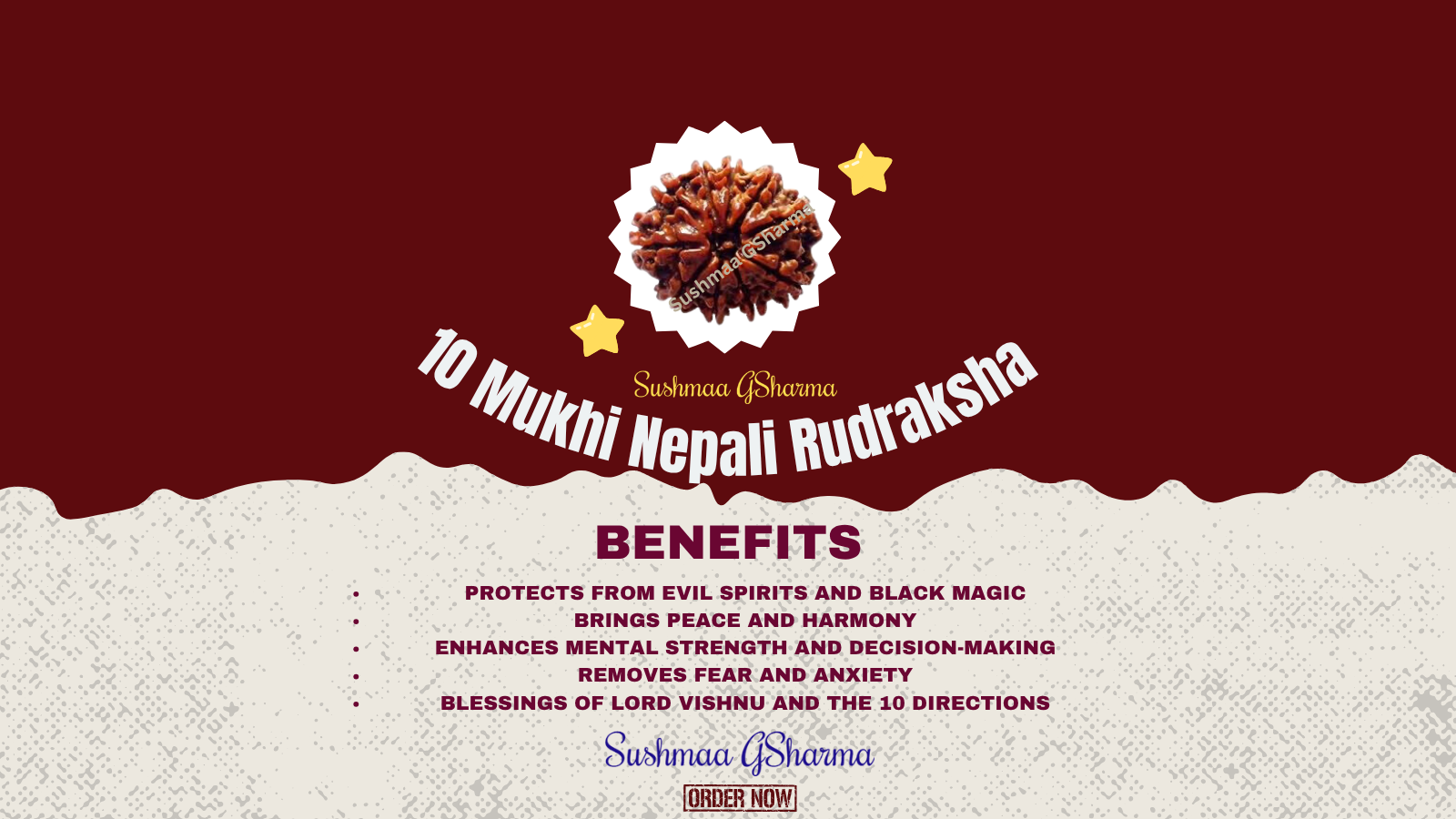 10 Mukhi Rudraksha