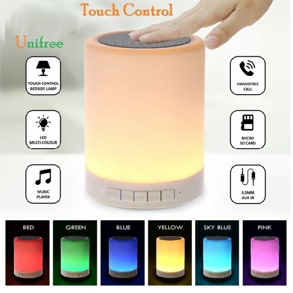 LED Bluetooth Lamp Speaker Wireless