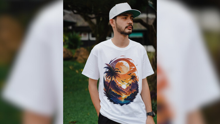 Sunset Tropics Tee