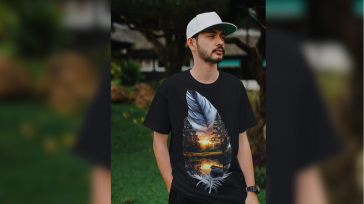 Twilight Feather Lake Tee