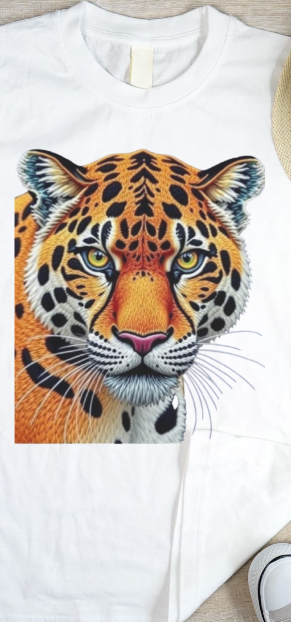 Tiger Embroidery T-Shirt