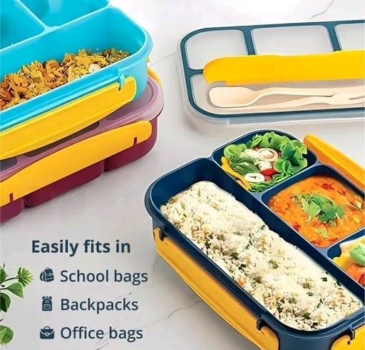 Insane Lunch Box 4 Compartment Plastic Lunch Box