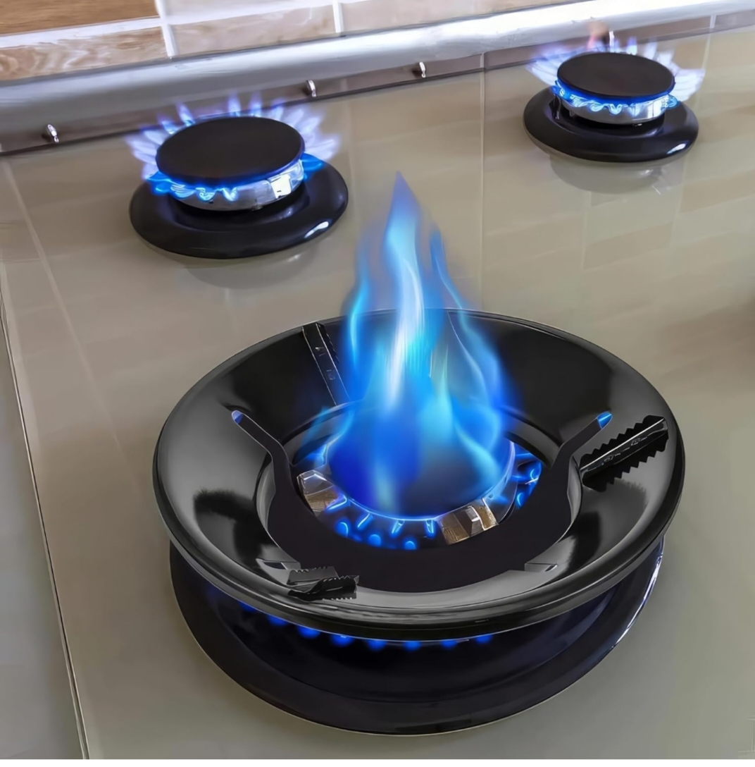 🔥 Gas Saver Burner + Stylish Gas Lighter – Smart Cooking Combo! 🔥