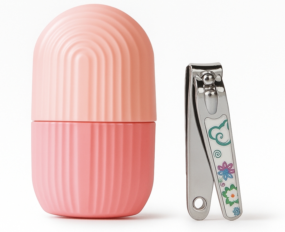 Chill & Care Combo – Face Ice Roller with Premium Stainless Steel Nail Cutter