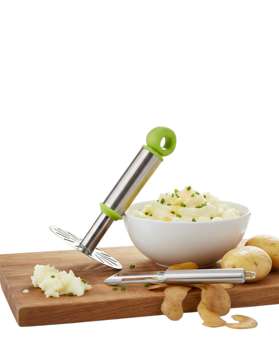 Stainless Steel Potato Masher & Peeler Combo