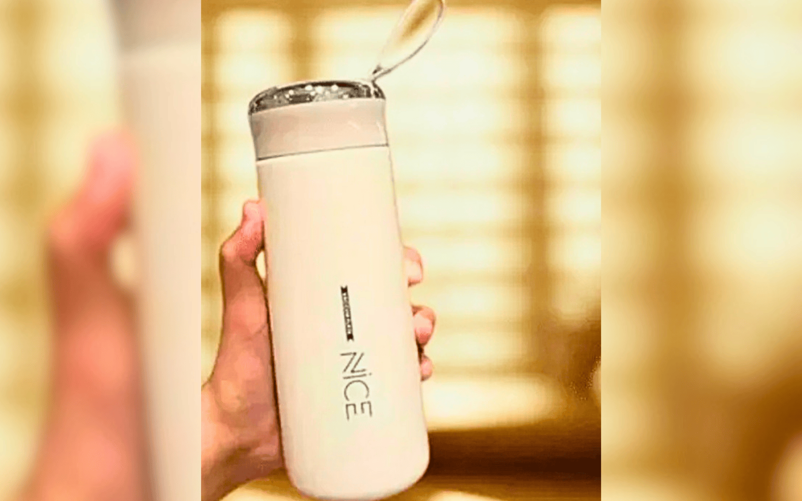Nice Water Bottle/BPA Free Glass Inner Liner with Plastic Shell for School, Gym, Home and Office/Leak Proof Water Bottle 500 ml