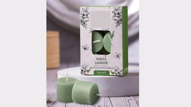 White Jasmine Aroma Candles