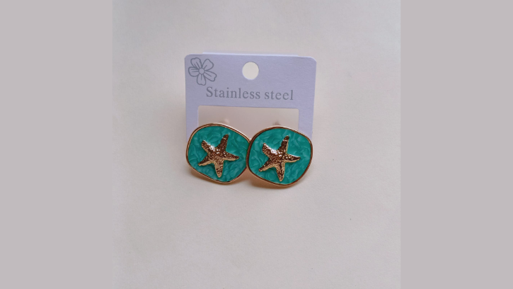 Starfish Stud Earrings