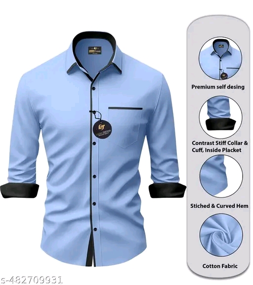 Men Regular Fit Solid Men Shirt