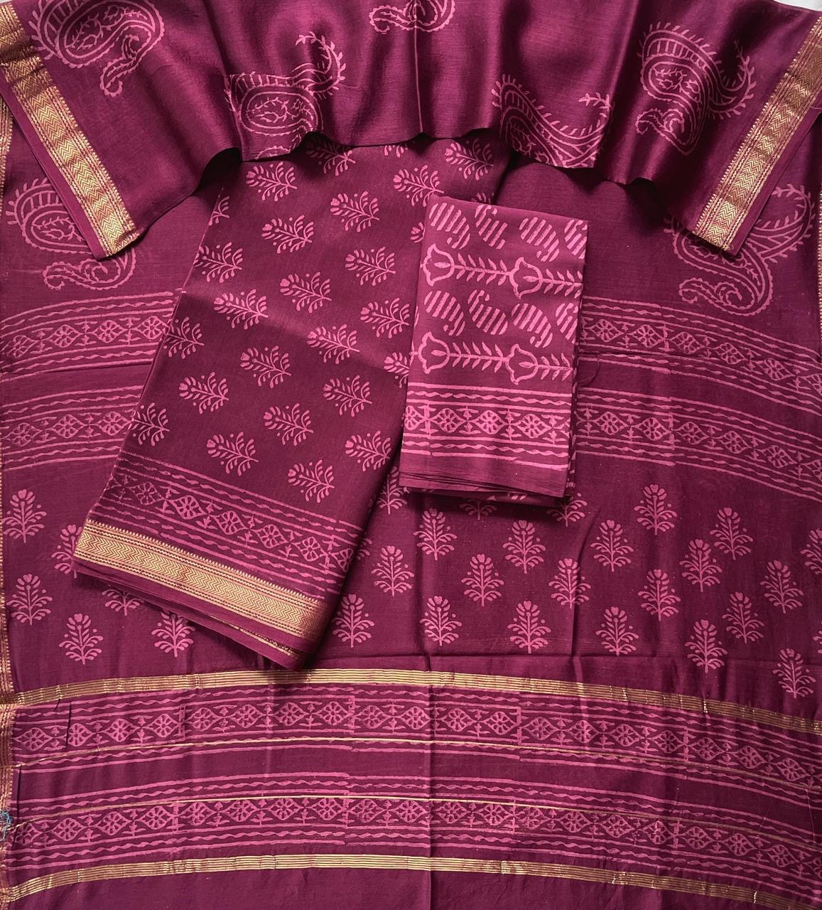Maheswari silk suit
