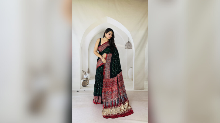 Ajrakh  sarees