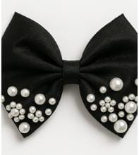 Red hair bow clip pack of 3