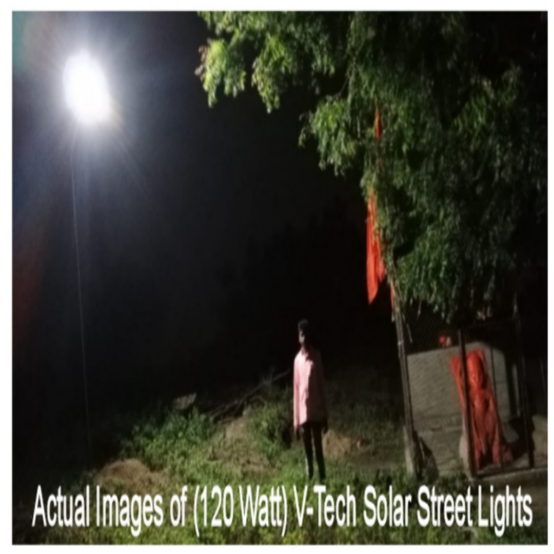 V-TAC Solar Street Light - 120 Watt