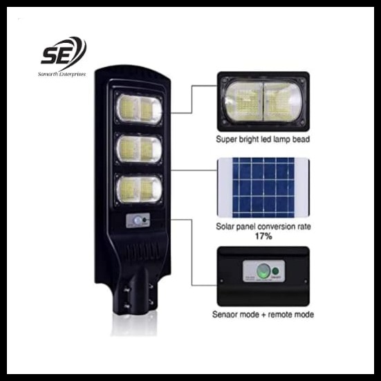 ALL IN ONE Solar Street Light - 120 Watt