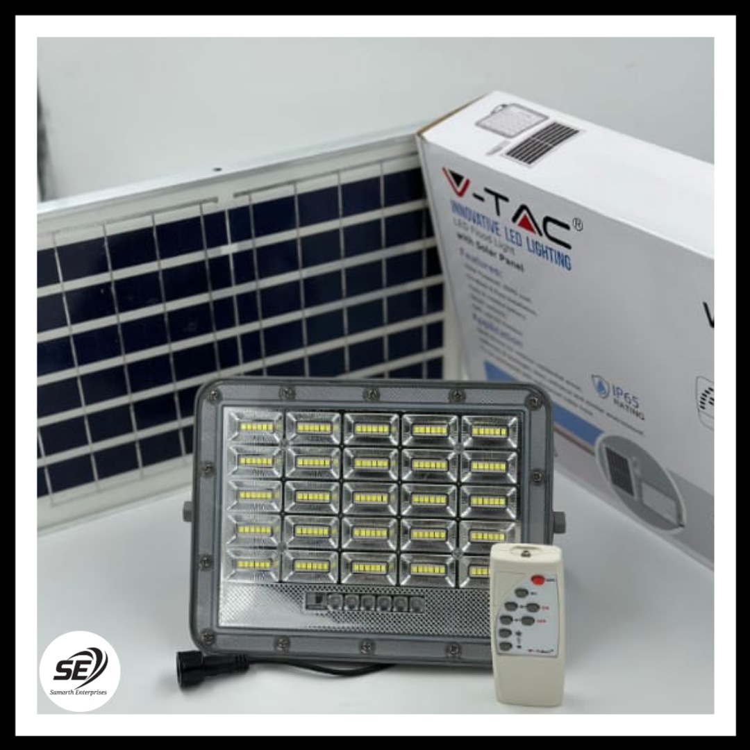 V-TAC Solar LED Flood Light - 50 Watt