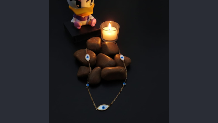 Evil eye Anti tarnish chain