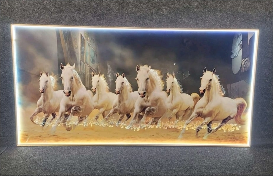 Imported crystal painting with aluminum frame