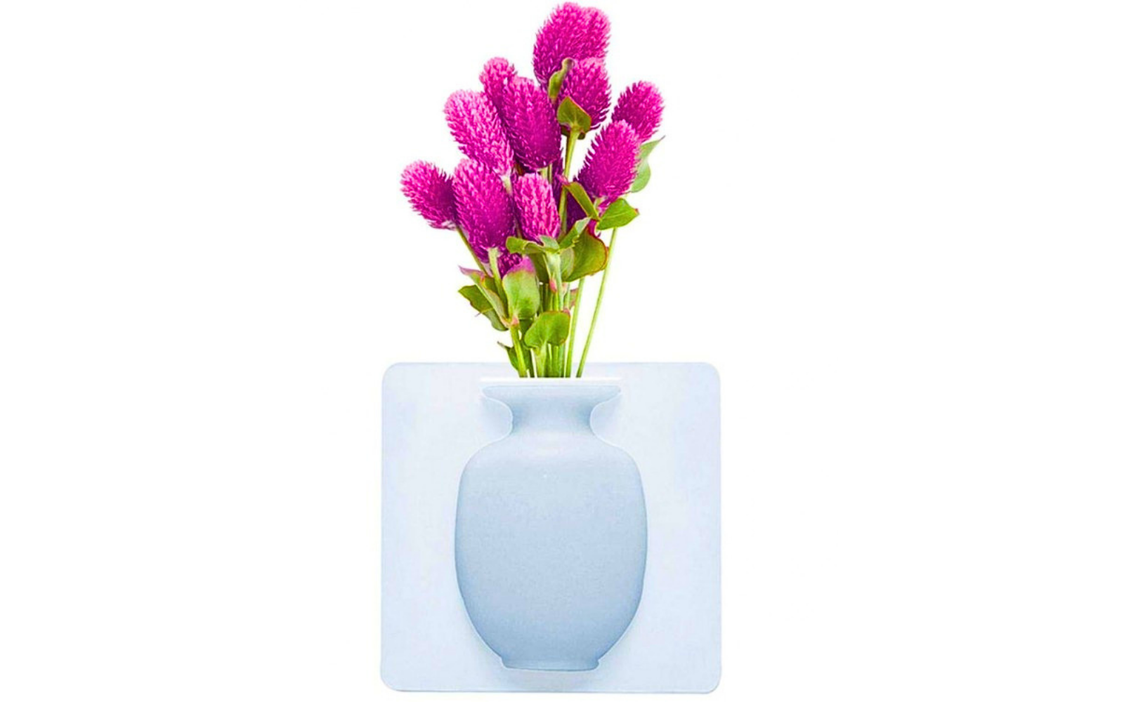 Self-Adhesive Wall Hanging Silicone Flower Vase