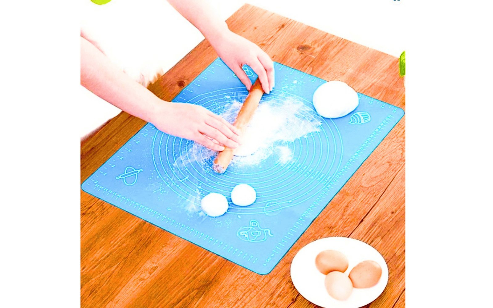 Non-Stick Silicone Baking Mat with Measurement Guide