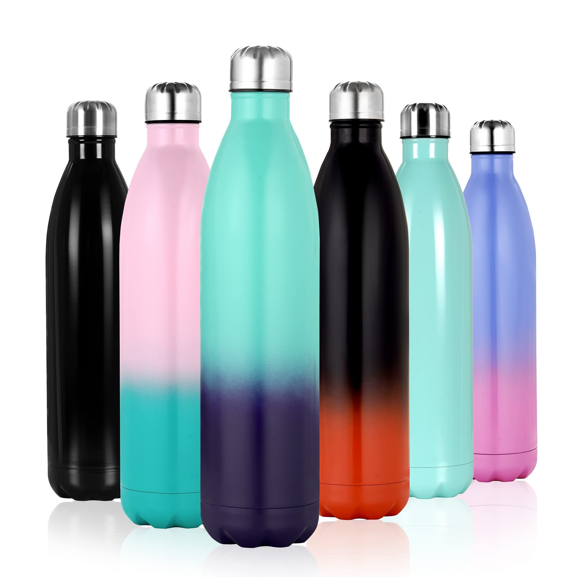 Stainless Steel Vacuum Insulated Water Bottle – Gradient & Matte Finish