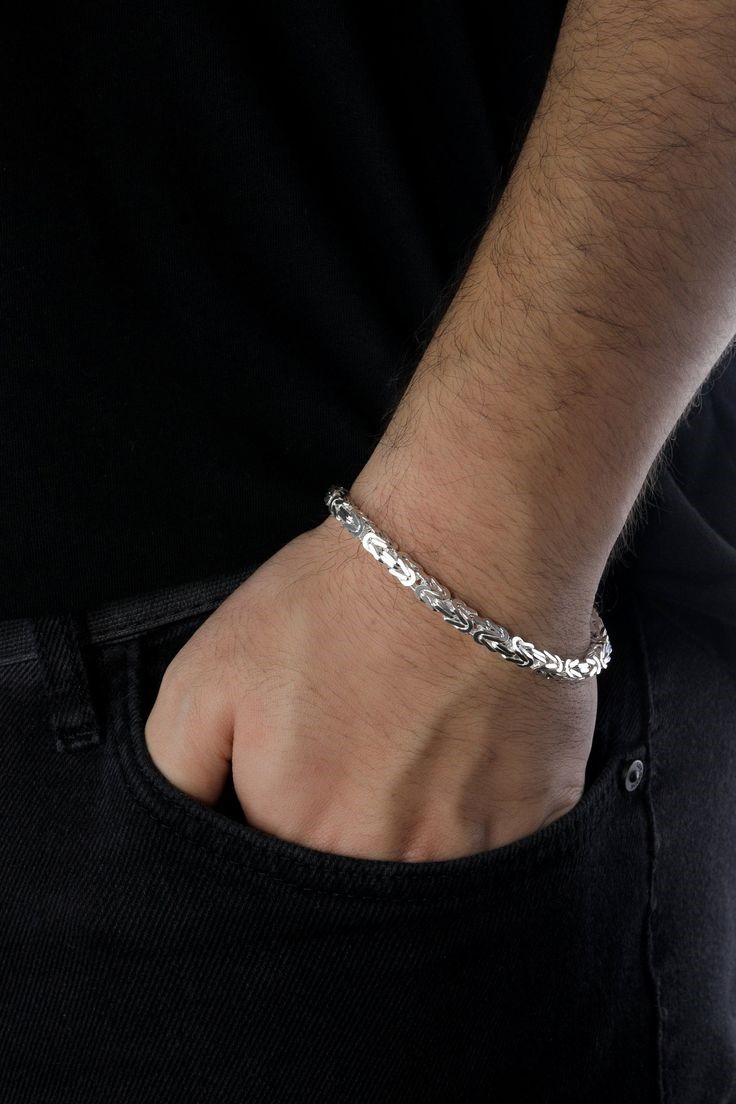 Silver Bracelet for men's