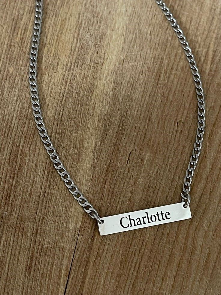 Silver customized name necklace for Women's & Girl's