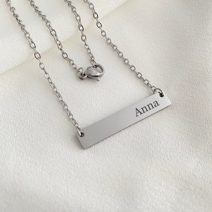 Silver customized name necklace for Women's & Girl's