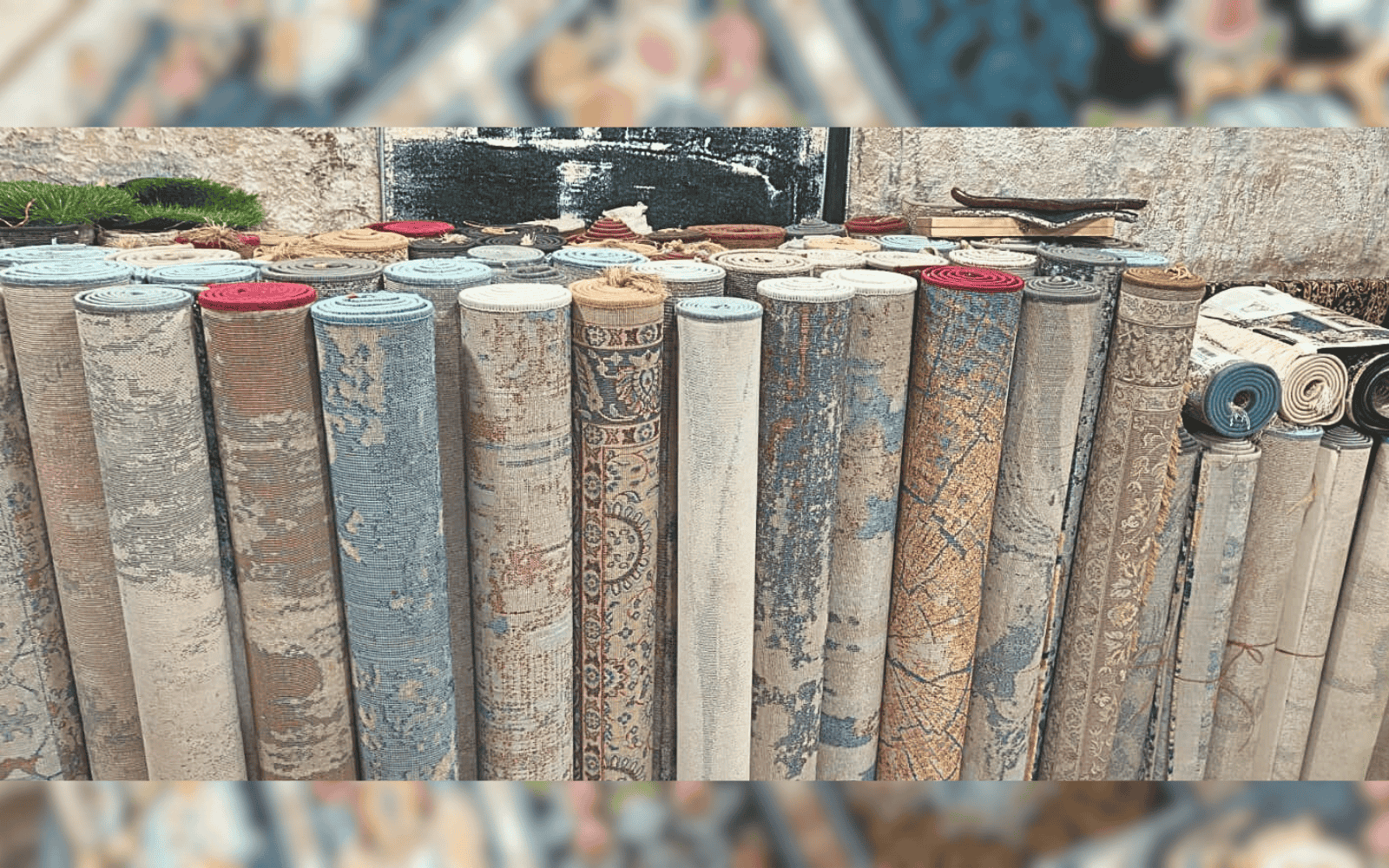 Persian Style Floral Area Carpet Rug