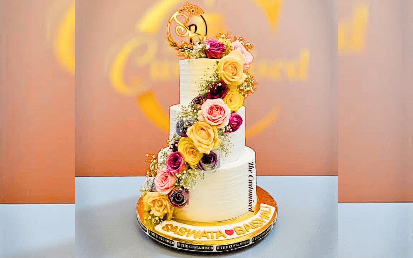 3 Tier Floral Designer Cake