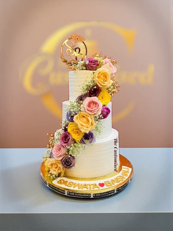 3 Tier Floral Designer Cake
