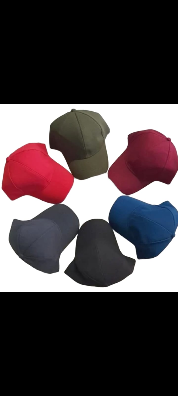 Colorful Branded Baseball Caps (Pack of Multiple Colors)