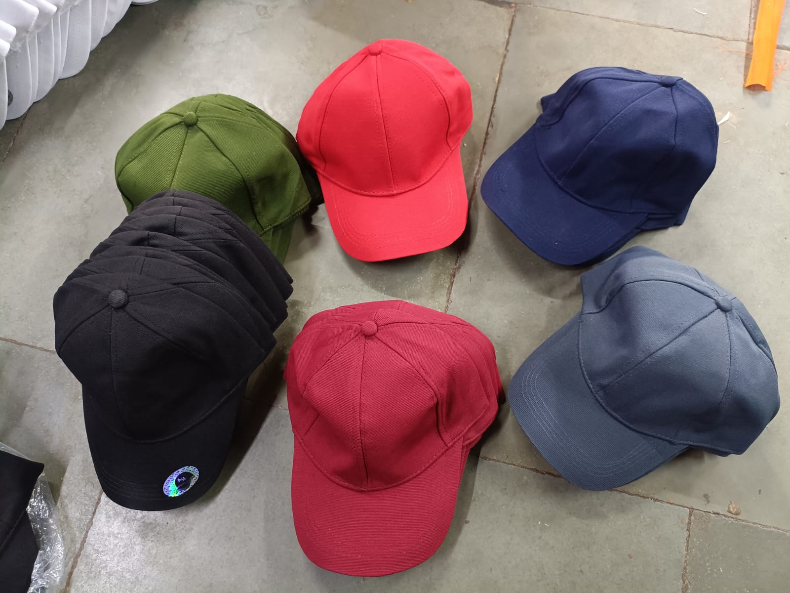 Colorful Branded Baseball Caps (Pack of Multiple Colors)